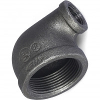 Колено переходное чугунное 90° Highprop SNG14-87 Ду100х15 4х1/2" ВВ