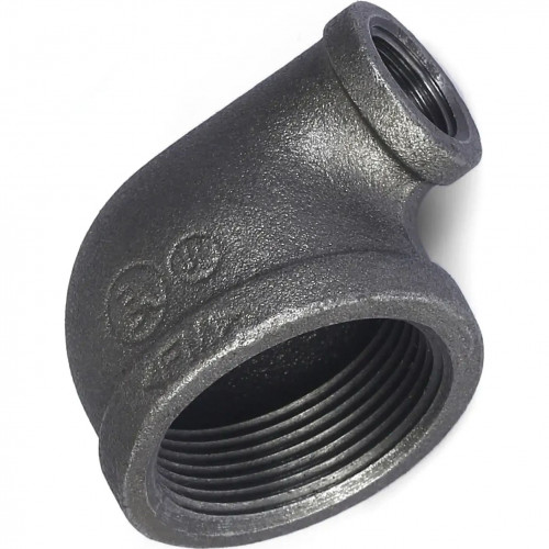 Колено переходное чугунное 90° Highprop SNG14-87 Ду100х15 4х1/2" ВВ