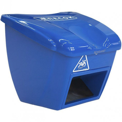 Ящик для песка BOXSAND с дозатором. Объем - 0,25 м3. Цвет - синий.