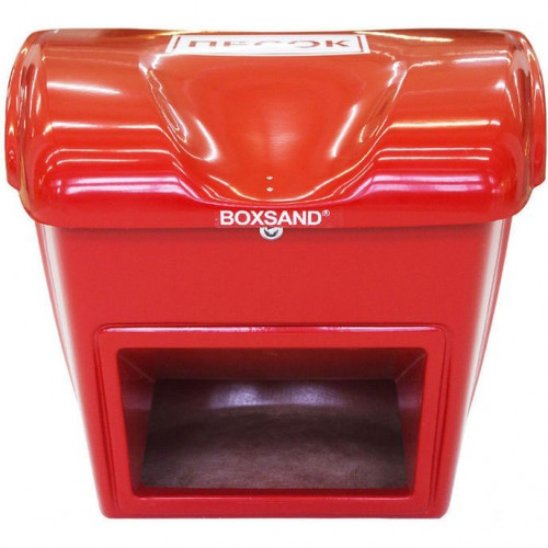 Пожарный ящик BOXSAND 0,25 м3 с дозатором (с окном для отбора песка)