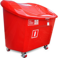 Ящик для песка BOXSAND на колесах, объем 0,5 м3 двухсекционный