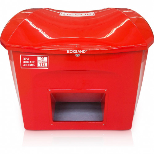 Пожарный ящик BOXSAND 0,5 м3 с дозатором и лопатой