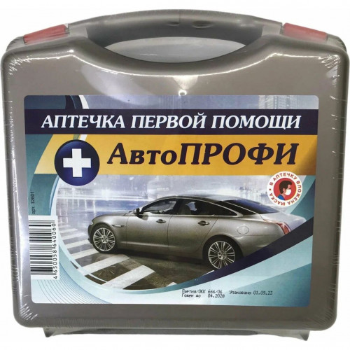 Аптечка первой помощи дорожная №1 "Мицар" Автопрофи 12601