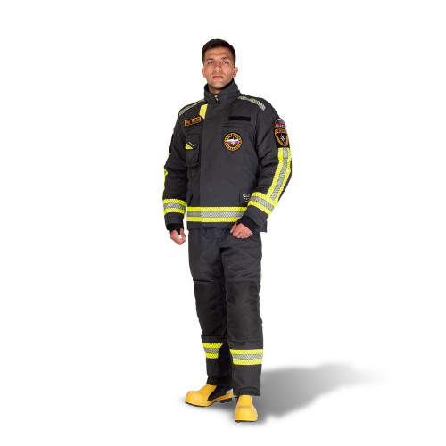 Боевая одежда пожарного в виде костюма мотоциклиста модель "ARMOR FX-FB" ткань Techsforce Twill