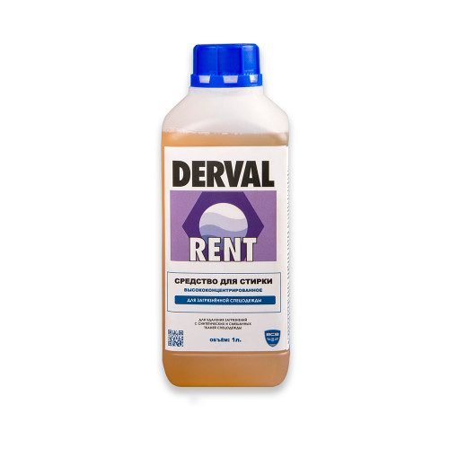 Средство для стирки БОП в автоматической стиральной машине Derval Rent, 1 л.