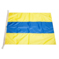 Флаг Международного свода сигналов цифровой D (Delta)