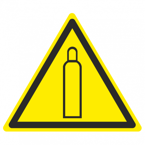 Знак W19 Газовый баллон
