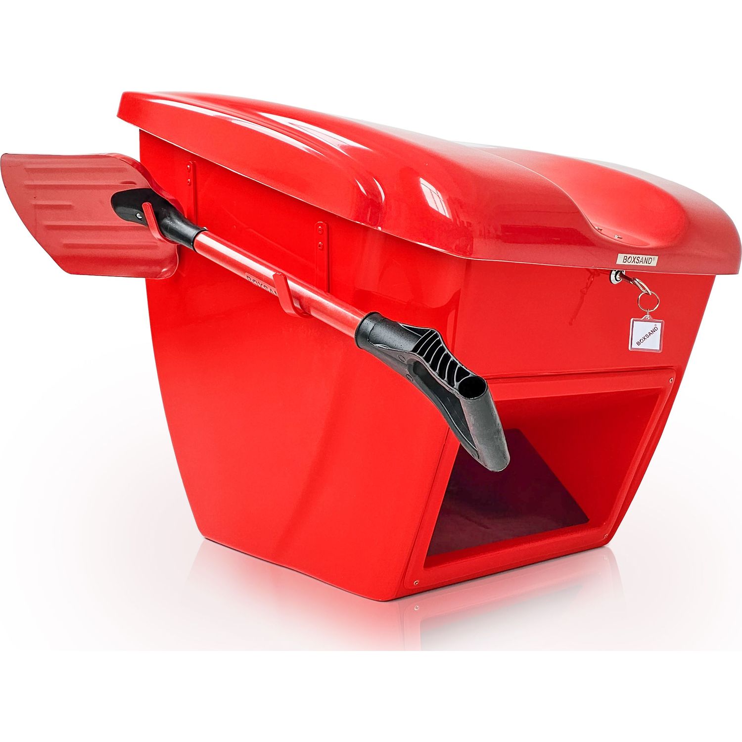Пожарный ящик для песка BOXSAND 0,25 М3 с дозатором с лопатой
