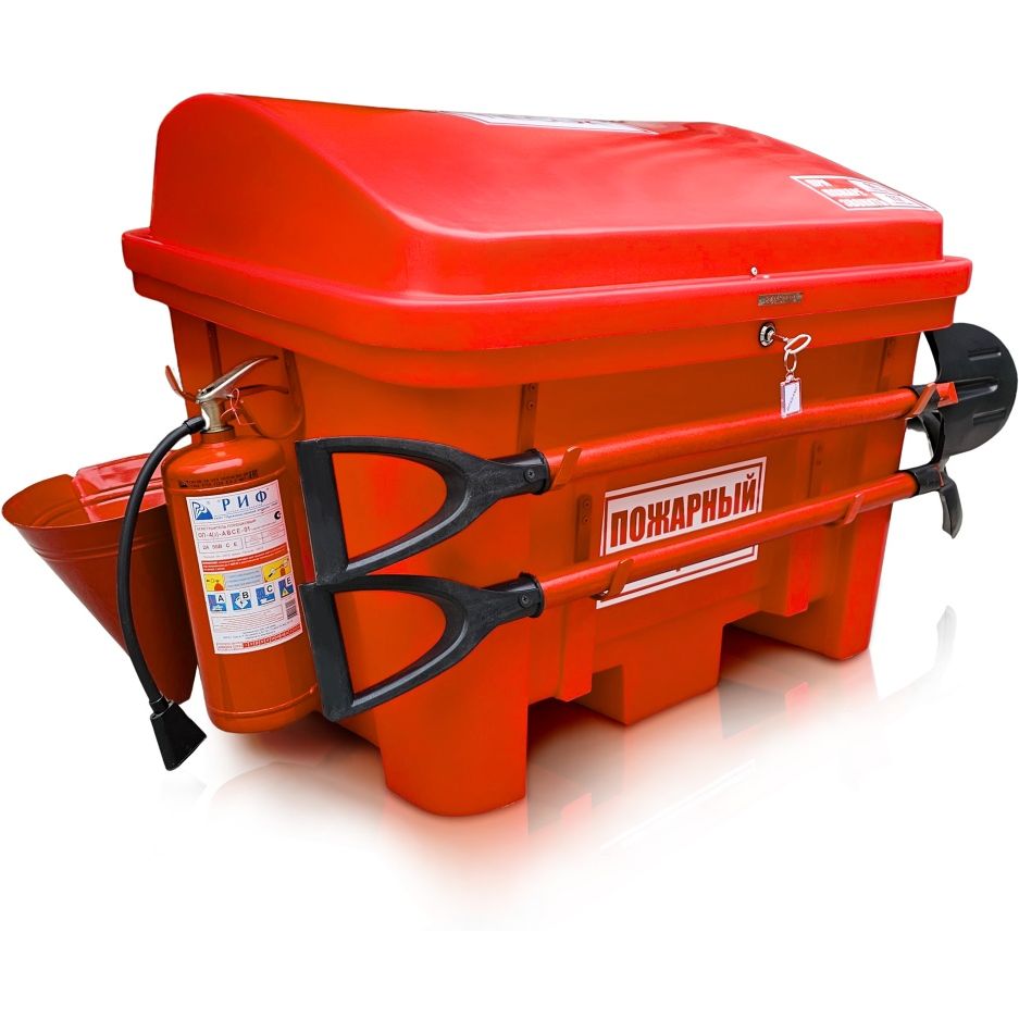 Пожарный ящик - щит BOXSAND 1200х900х800 мм. Максимальная комплектация