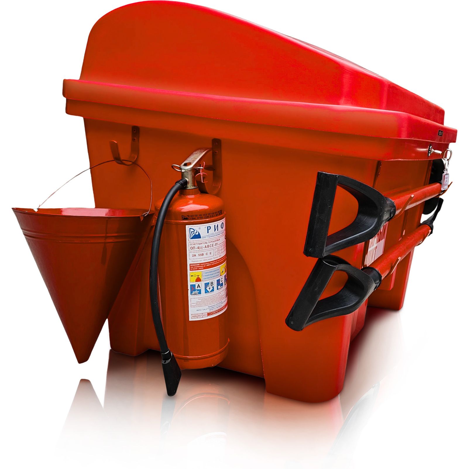 Пожарный ящик - щит BOXSAND 1200х900х800 мм. Максимальная комплектация