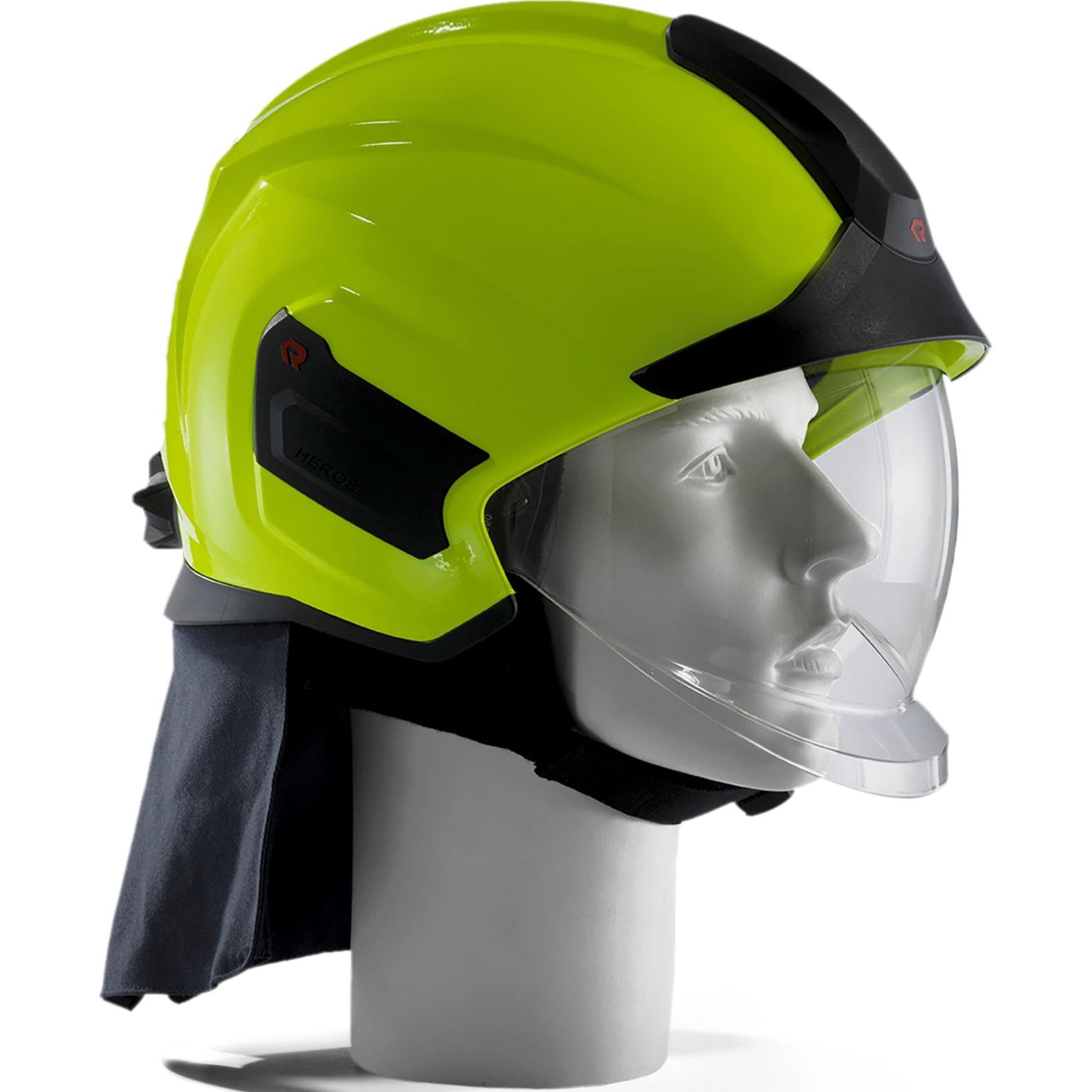 Пожарный шлем HEROS Titan High visibility luminous yellow