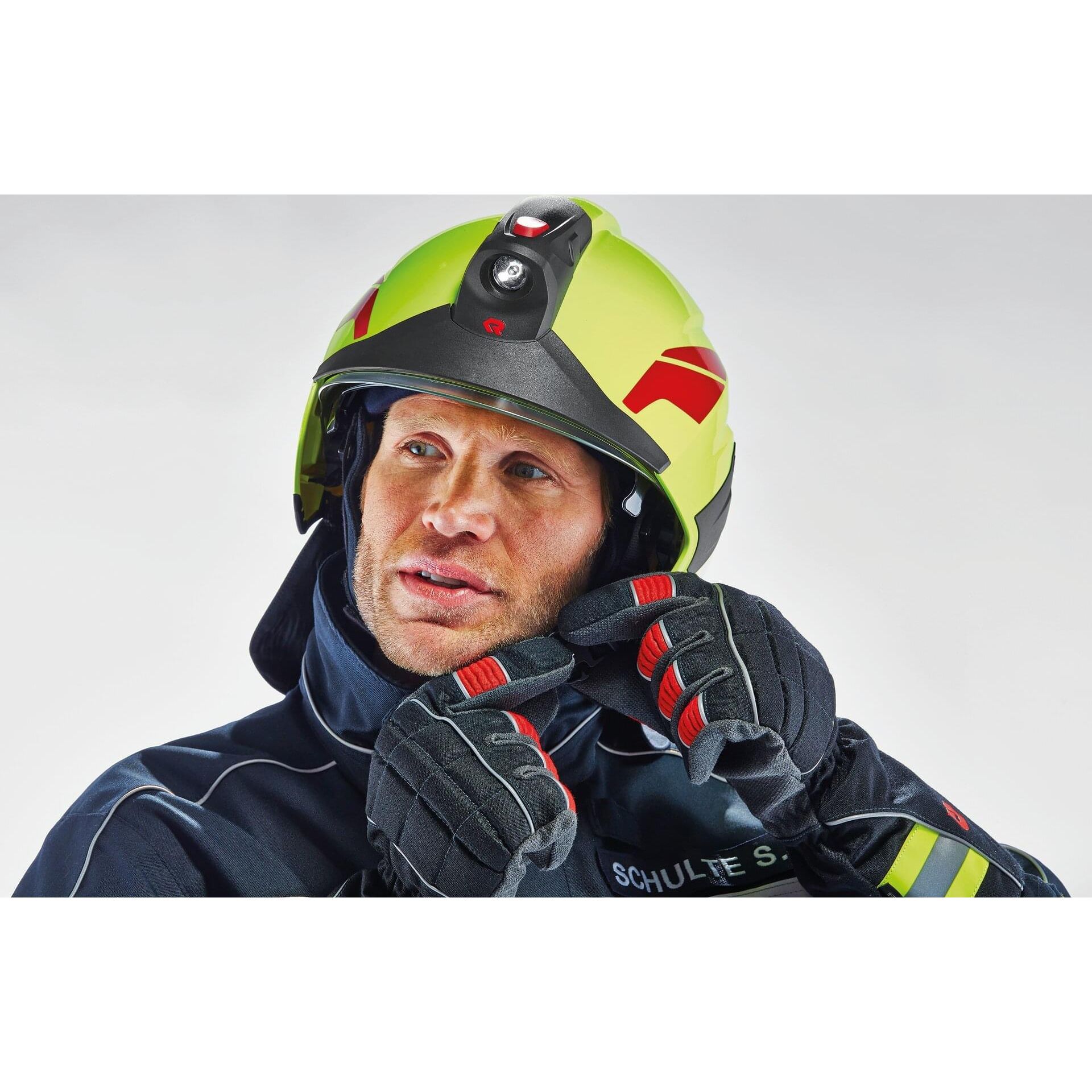 Пожарный шлем HEROS Titan High visibility luminous yellow