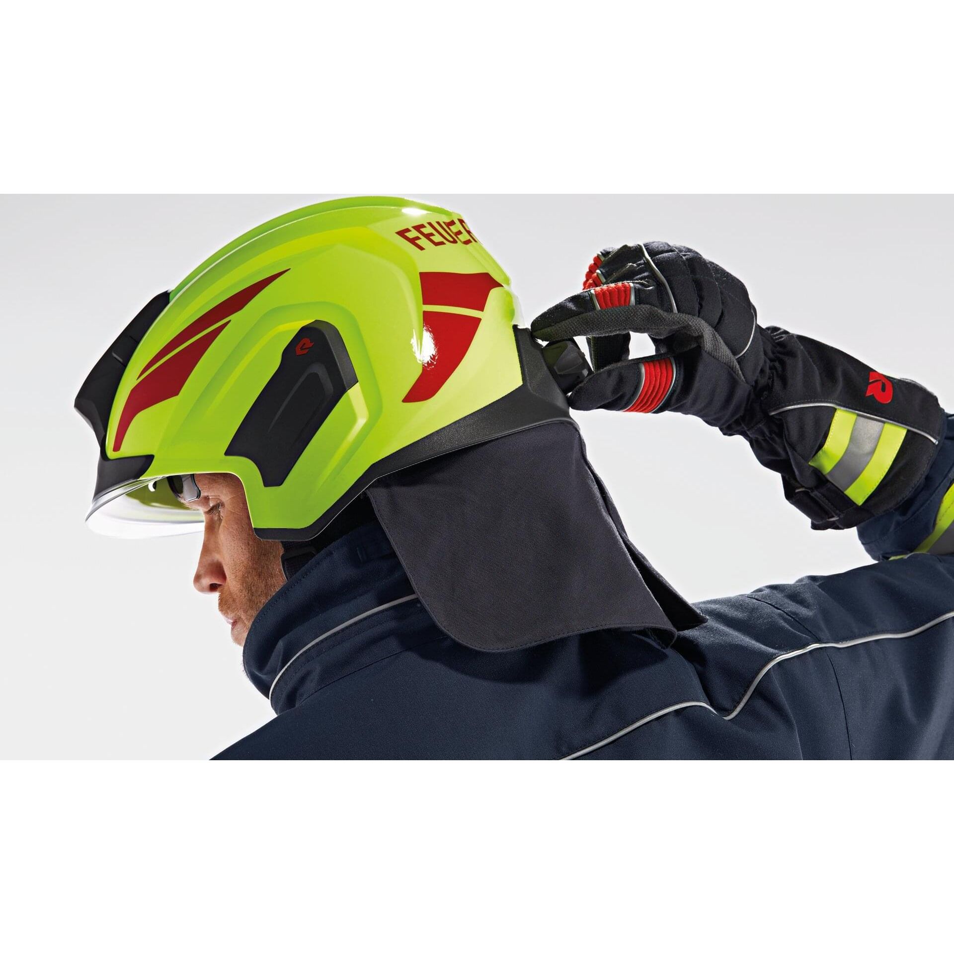 Пожарный шлем HEROS Titan High visibility luminous yellow