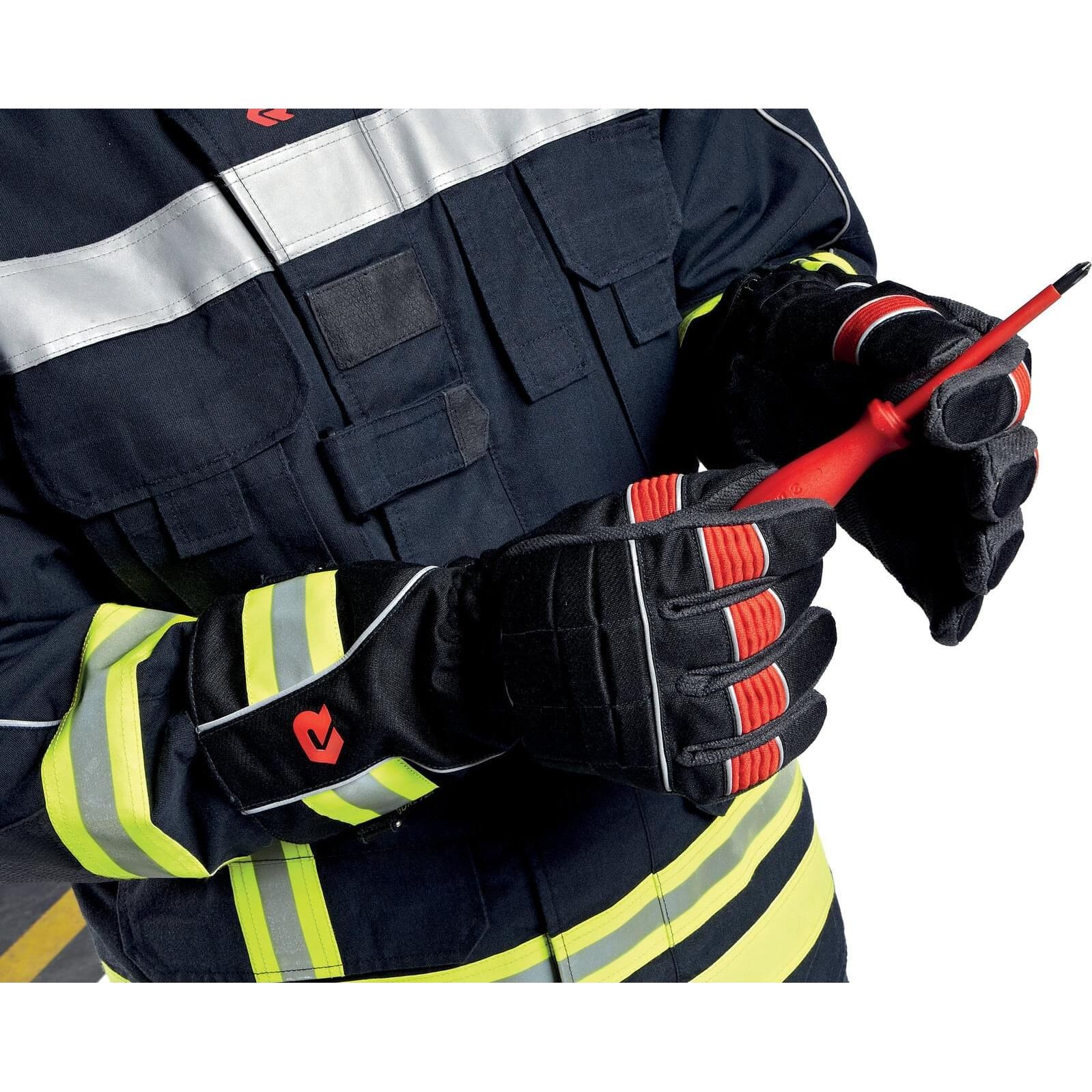 Перчатки пожарные SAFE GRIP 3 темно-синие с манжетой