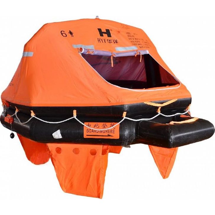 Плoт Спасательный Надувной (ПСН) 6-ти местный Морской Solas A-pack