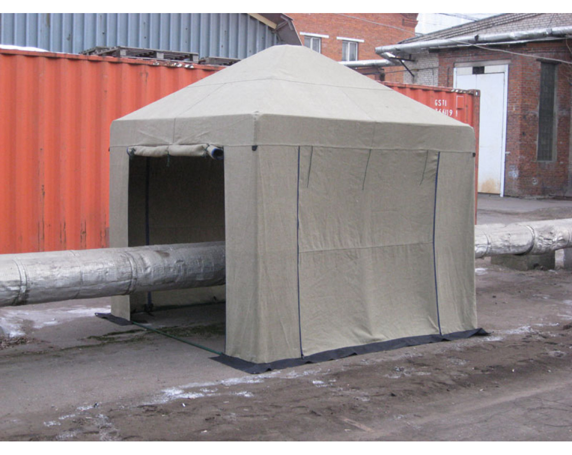ПАЛАТКА СВАРЩИКА 3Х3 М (БРЕЗЕНТ)