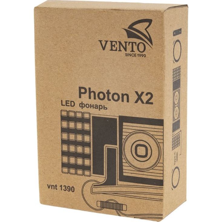Фонарь налобный светодиодный «Photon X2» vnt 1390