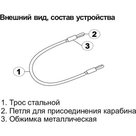 Анкерное устройство типа В «Лесенка», нержавеющая сталь (цена за сегмент 1 метр) vpro C13ss