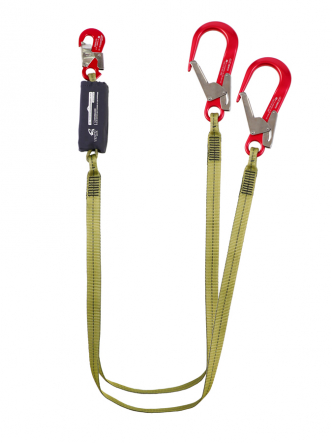 Строп "аТ22 искробезопасный" ленточный двойной нерегулируемый с амортизатором vnt aT22 