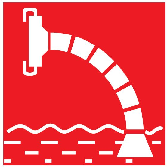 Знак безопасности 'Пожарный водоисточник'